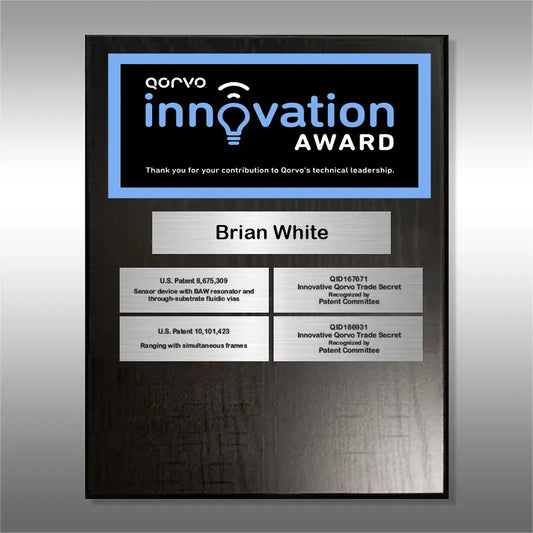 PT - Patent Award Plates