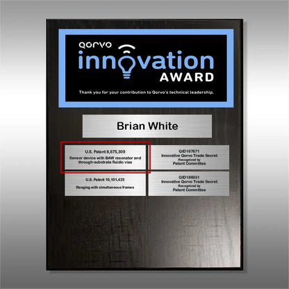 PT - Patent Award Plates
